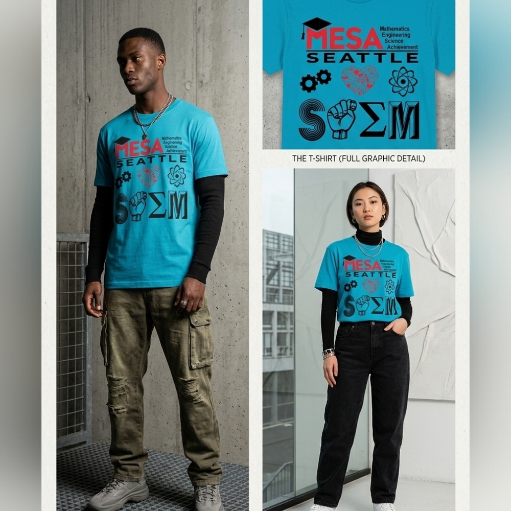 Techwear Inspired Graphic Tee Thick Cotton Minimalist Streetwear Unisex NWT 🇺🇦